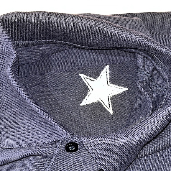 Dallas Cowboys Men's Short Sleeve 3 Button Polo Shirt Embroidered Star Navy Blue - Picture 4 of 4